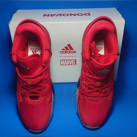 ADIDAS D.O.N. ISSUE 2 MARVEL ,MEN\'S SPIDER-MAN RED BASKETBALL SHOES  SIZE 14 US ADIDAS D.O.N. ISSUE 2 MARVEL ,MEN main image 4
